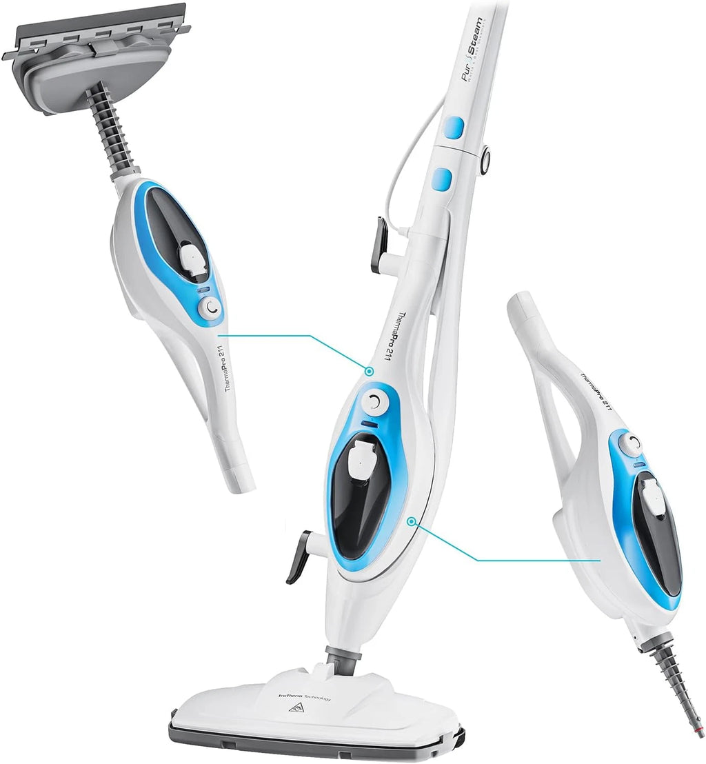 10-In-1 Steam Mop, Floor Steamer with Detachable Handheld Steam Cleaner
